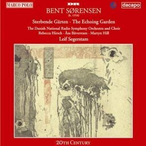 CD cover for Bent Sørensen’s “Sterbende Gärten” with abstract art.