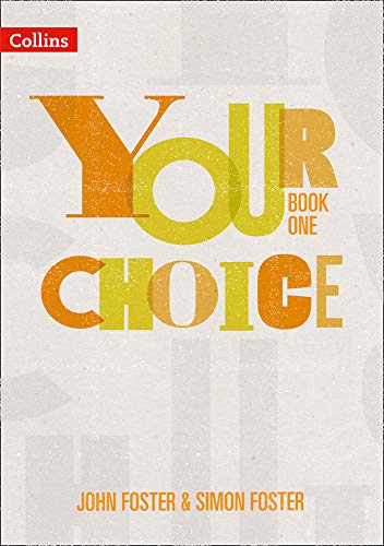 Book cover with large orange and yellow text reading "Your Choice Book One".