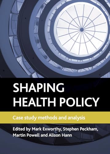 Book cover for Shaping Health Policy featuring a circular architectural ceiling design.