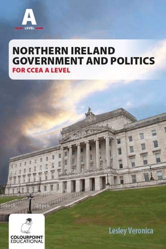 Textbook cover with Northern Ireland map, possibly a student politics or government study guide.