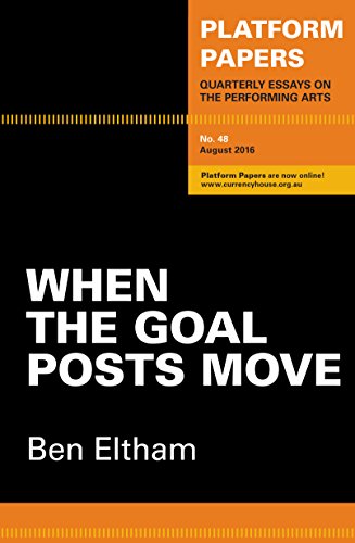 Black cover with white text: “When the Goal Posts Move” by Ben Eltham.