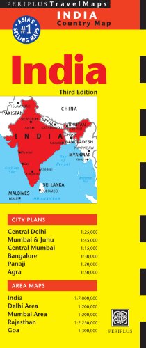 India Travel Map (Periplus Travel Maps) (Periplus Travel Maps Country Map)