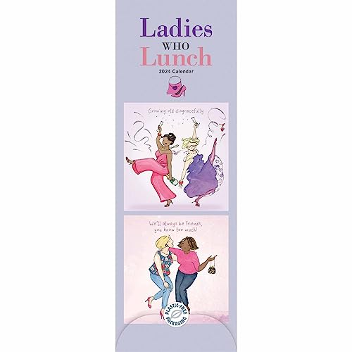 Ladies Who Lunch Slim Calendar 2024