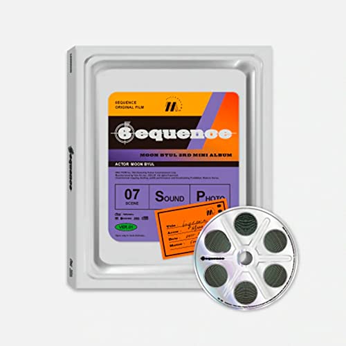 Moon Byul “6equence” CD packaging with film reel and photo card.