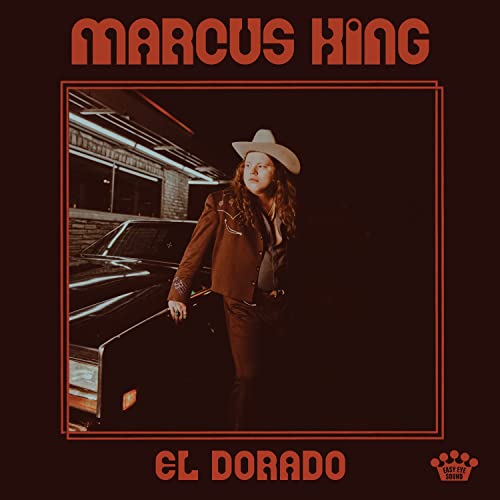 Marcus King album cover, man in a hat with a classic car.