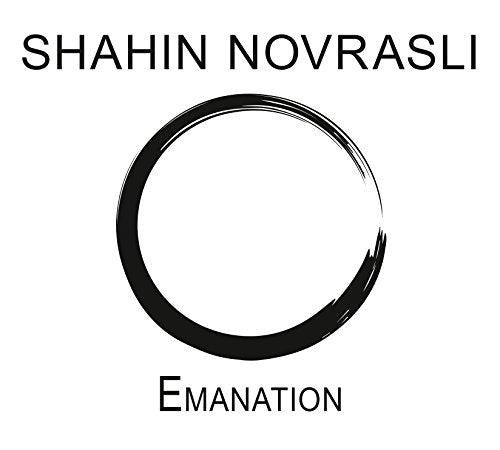 CD cover with black circle and text: "Shahin Novrasli - Emanation".