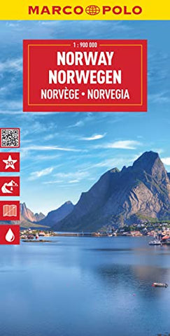 Norway Marco Polo Map: 1:900000 (Marco Polo Maps): Wegenkaart Schaal 1 : 900.000