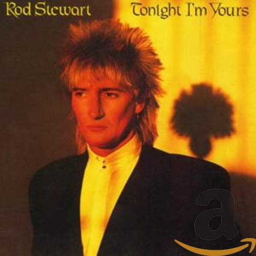 Rod Stewart album cover, "Tonight I'm Yours," featuring a portrait of the artist.