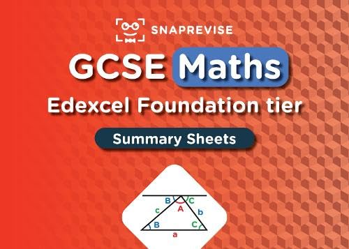 GCSE Edexcel Maths Foundation Summary Sheets