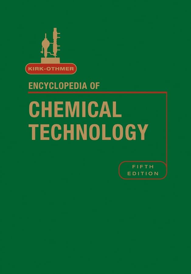 Green book cover with white text: "Kirk-Othmer Encyclopedia of Chemical Technology.
