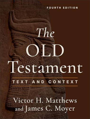 Book cover: “The Old Testament” with ancient Near Eastern relief image.