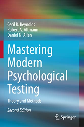 Mastering Modern Psychological Testing : Theory and Methods