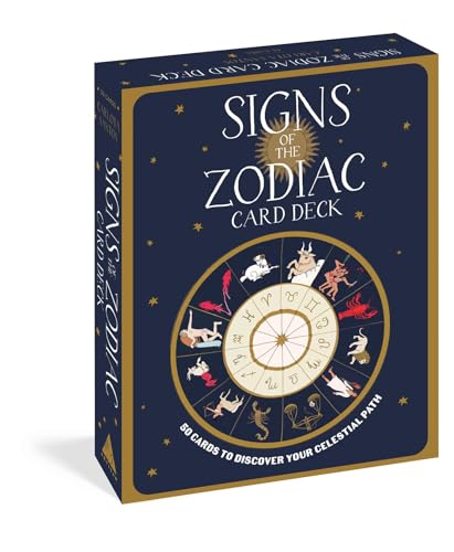 Signs of the Zodiac Card Deck : 50 Cards to Discover Your Celestial Path