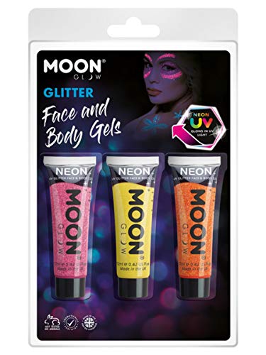 Moon Glow Neon UV Fine Glitter Gel,
