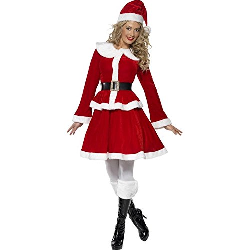 Smiffys Miss Santa Costume - Large