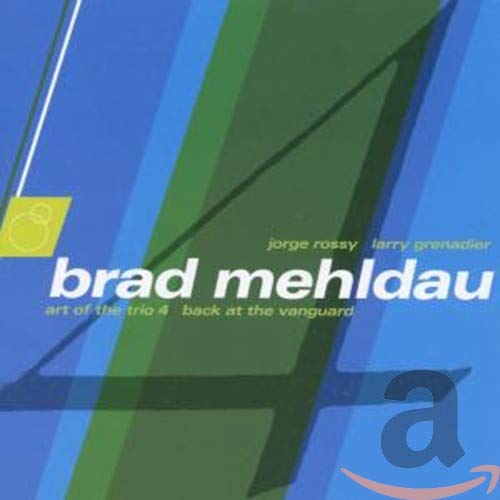 CD cover for Brad Mehldau Trio’s “Back at the Vanguard” album.