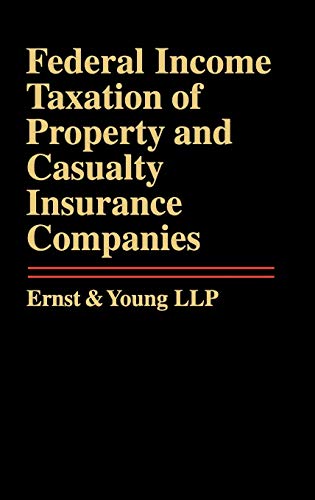 Black book cover with gold text: "Federal Income Taxation..." by Ernst & Young.