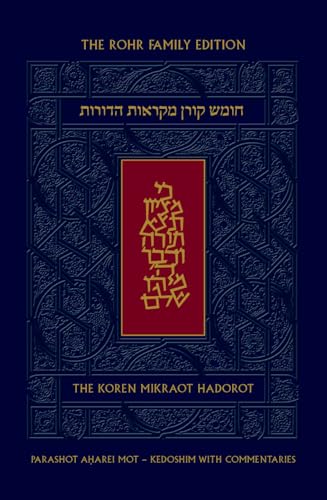 Koren Mikraot Hadorot, V27: Aharei Mot - Kedoshim