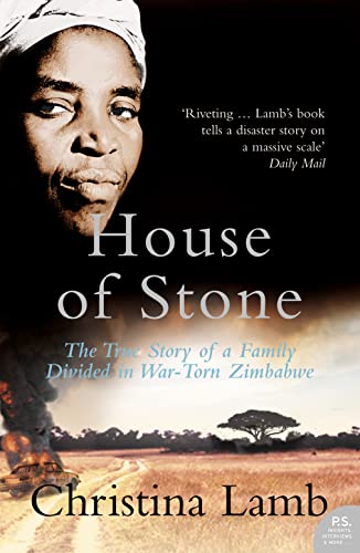 Book cover featuring a portrait of a woman and a Zimbabwean landscape.