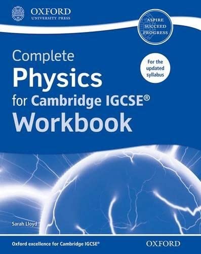 Complete Physics for Cambridge IGCSE® Workbook: Third Edition (Complete Science for Cambridge IGCSE - updated editions)
