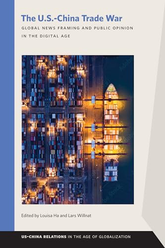 Book cover: “The U.S.-China Trade War” with shipping containers image.