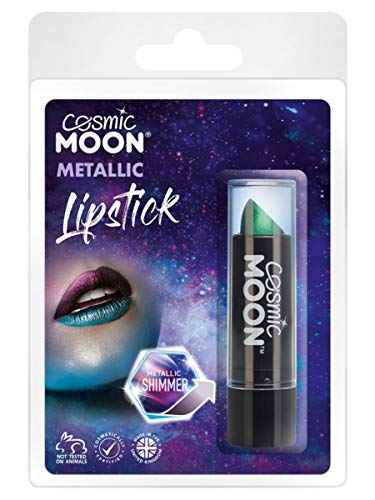 Smiffys Cosmic Moon Metallic Lipstick, Green