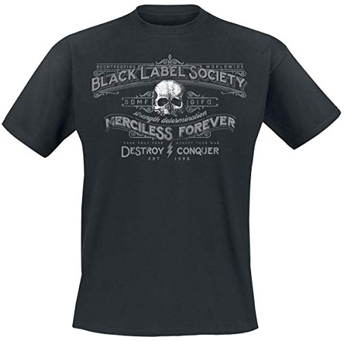 Black Label Society Merciless Forever T-Shirt Black M