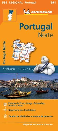 North Portugal Regional Map 591 (Michelin Regional Maps)