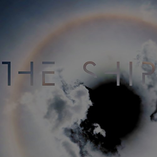 CD cover for "The Ship" by Eno Brian, with clouds and a rainbow arc.