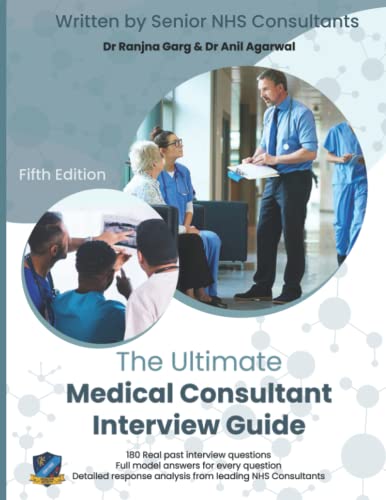 Medical consultant book cover with doctor images and molecular design elements.