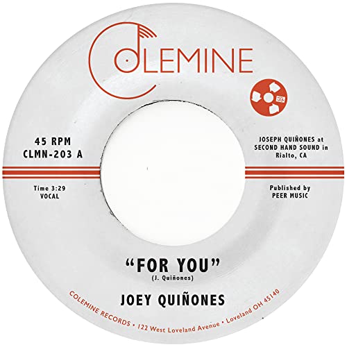 Joey Quinones - For You [7"] [VINYL]