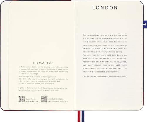 Luxe X Moleskine City Notebook London