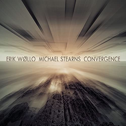 CD cover art: abstract mountain landscape with radiating light beams.