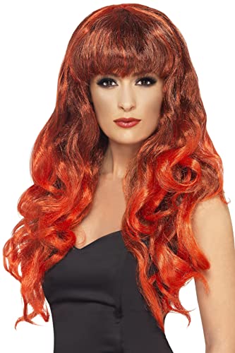 Smiffys Siren Wig - Red/Black