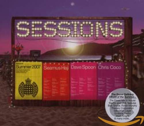 CD cover for “Summer Sessions 2007” with illuminated sign and artist names.
