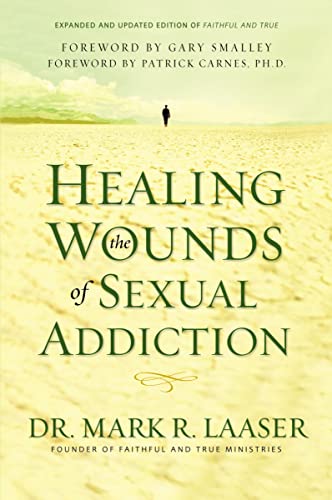 Book cover with text “Healing the Wounds of Sexual Addiction” and desert landscape.