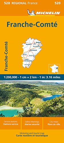 Franche-Comte - Michelin Regional Map 520
