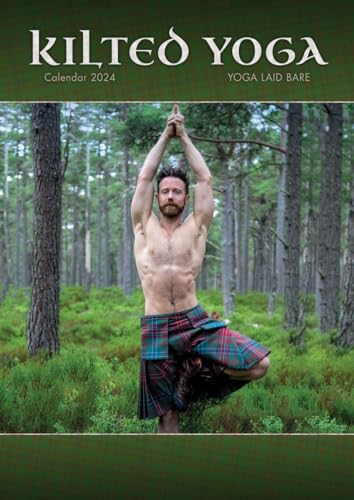 Kilted Yoga 2024 - A3-Posterkalender: Original Carousel-Kalender [Mehrsprachig] [Kalender]