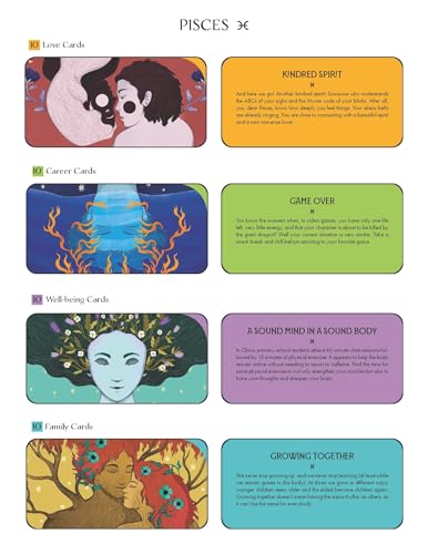 Pisces Pocket Zodiac Cards : 40 Magical Messages from the Stars
