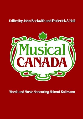 Red cover with ornate green and white frame around “Musical Canada” title.