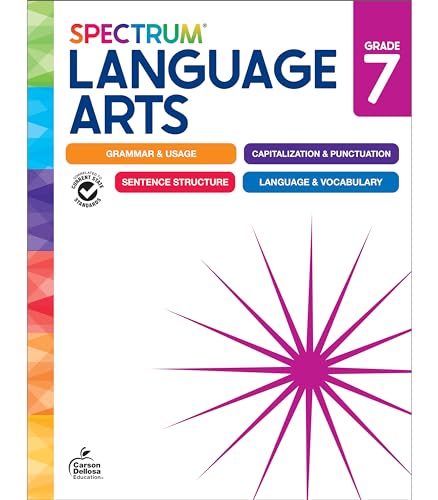 Spectrum Language Arts Workbook Grade 7