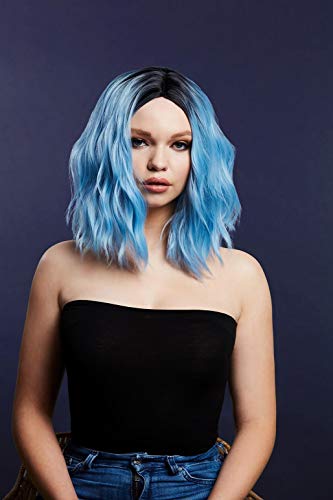 Smiffys Fever Cara Wig, Two Toned Blend