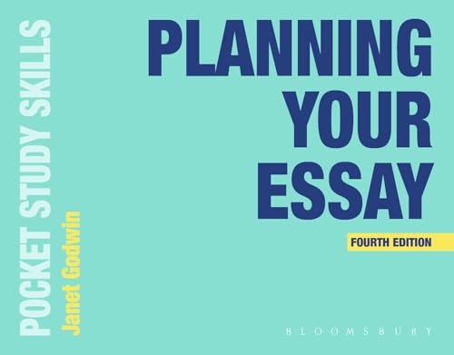 Book cover titled Planning Your Essay by Janet Godwin on a light blue background.