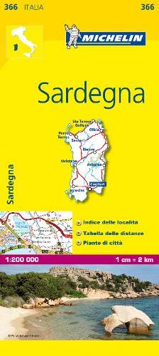 Sardegna Michelin Local Map 366 (Michelin Local Maps)