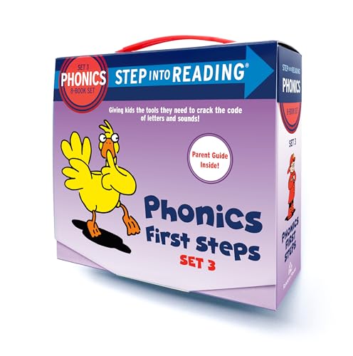 Step into Reading Set 3 Phonics First Steps Box Set : Includes 8 easy-to-decode books and Parent Guide