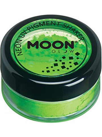 Monster Glow, Neon UV Pigment Shaker 5g - Loose pigment, Intense Green