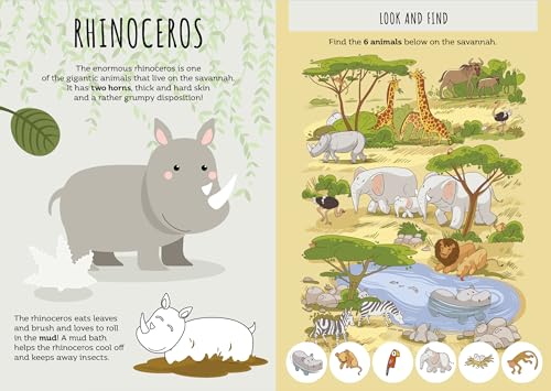 The Savannah : Stickers and Activities