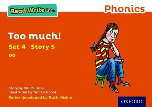 Read Write Inc. Phonics: Orange Set 4 Storybook 5 Too Much!