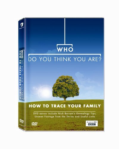 DVD cover for "Who Do You Think You Are" with a family tree image.
