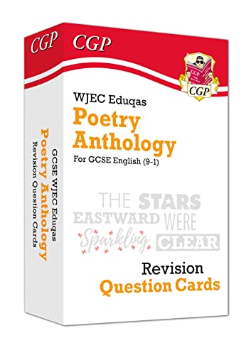 GCSE English: WJEC Eduqas Poetry Anthology - Revision Question Cards: ideal for exams and mocks in 2022 & 2023 (CGP GCSE English 9-1 Revision)